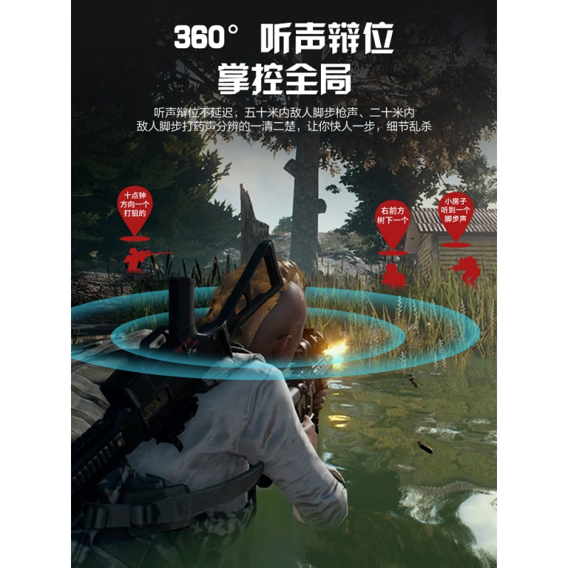 娱品 【游戏无延迟】蓝牙耳机无线双耳电竞手游2021年新款吃鸡长续航黑鲨黑科技入耳式高端降噪适用华为 【级手游版】双模式双解码游戏无延迟LED数显 官方标配