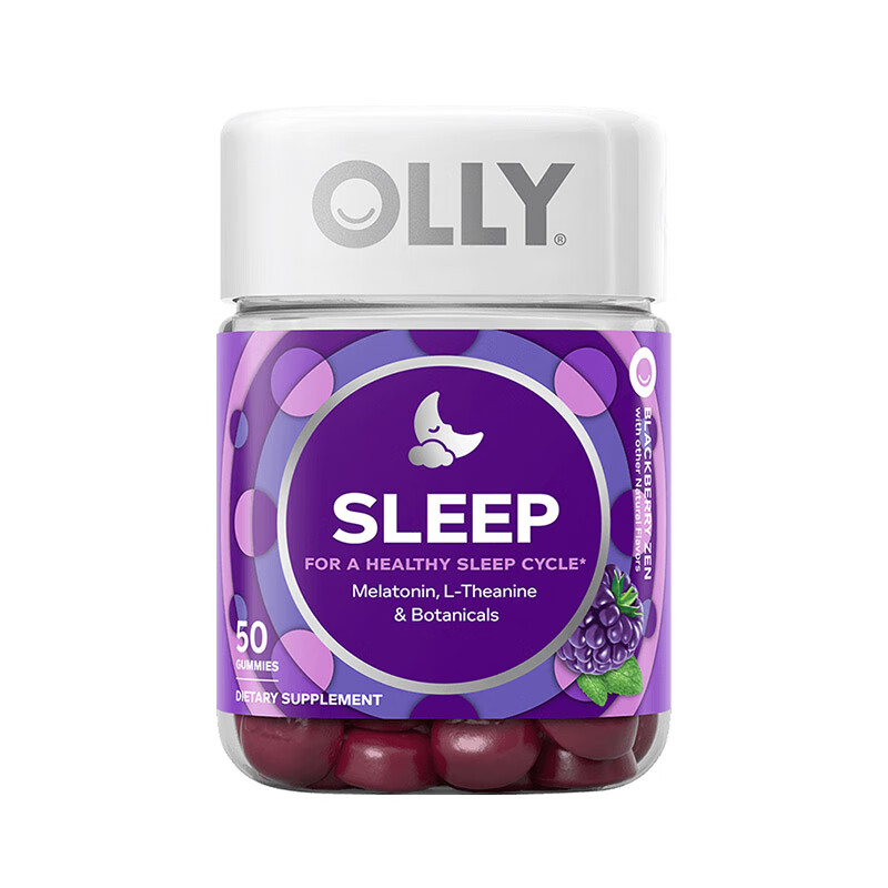 OLLY 褪黑素睡眠软糖 3mg 50粒半夜醒来还能够继续睡吗？