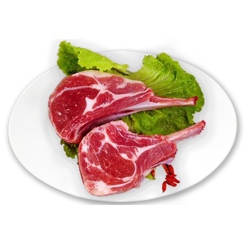 牧羊大叔 宁夏滩羊肉 生鲜国产原切法式羊排2斤/4斤可选西餐烧烤食材 2斤