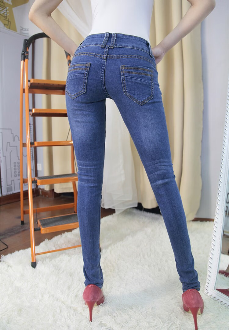 户外情趣外全拉链裤女开裆高腰牛仔裤户外情侣约会方便办事开盲盒 深