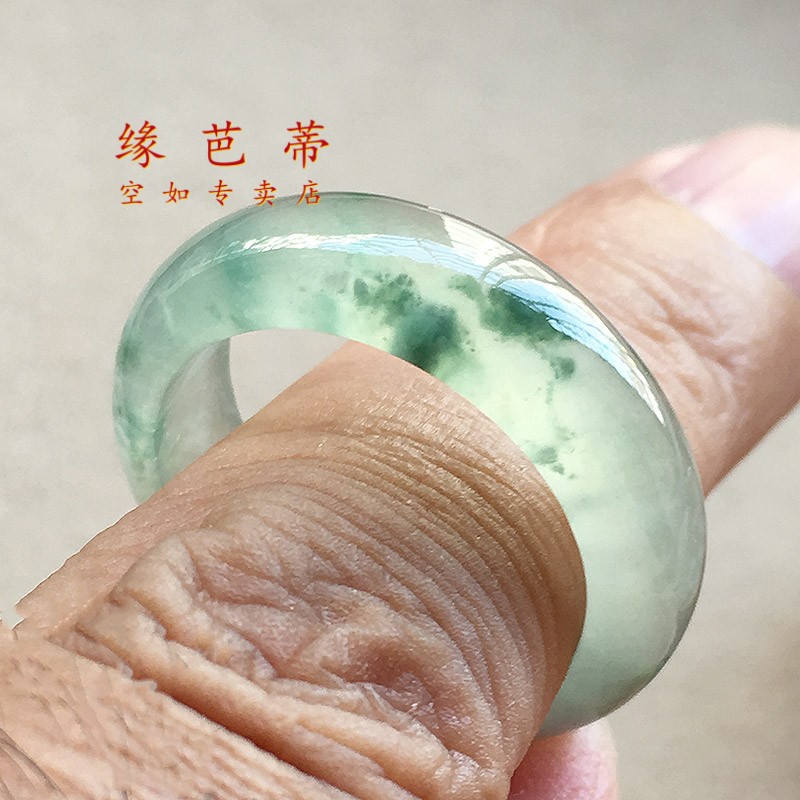 缘芭蒂（YuanBaDi）缅甸翡翠戒指冰种油青玉石戒指女款戒指指环男款戒指扳指 1.7cm使用感如何?