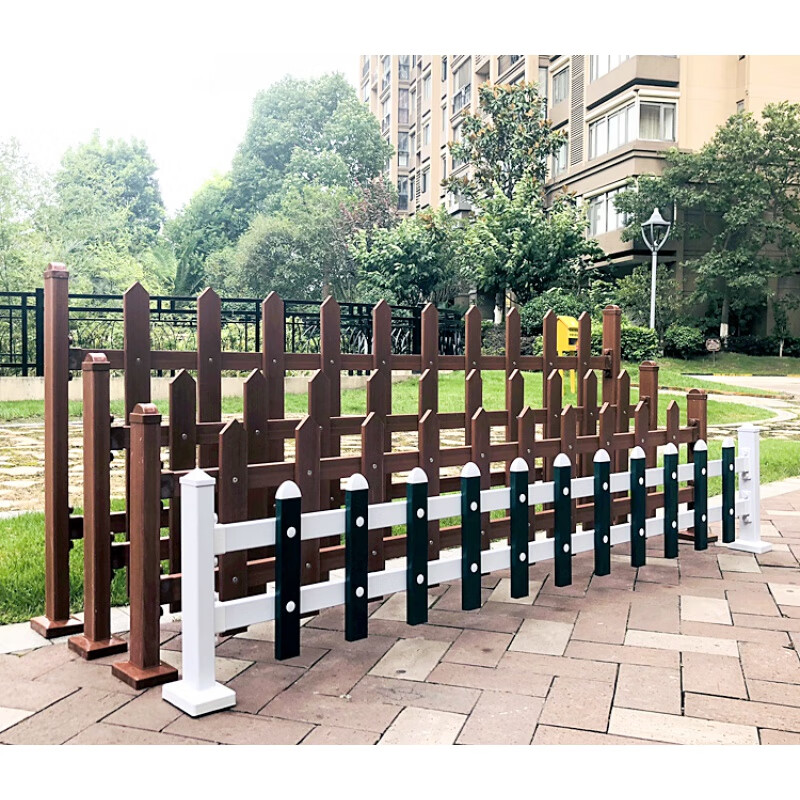 爱罗斯园区护栏栏围栏草坪花园庭院栏杆菜园绿化塑木户外栅栏 工程款