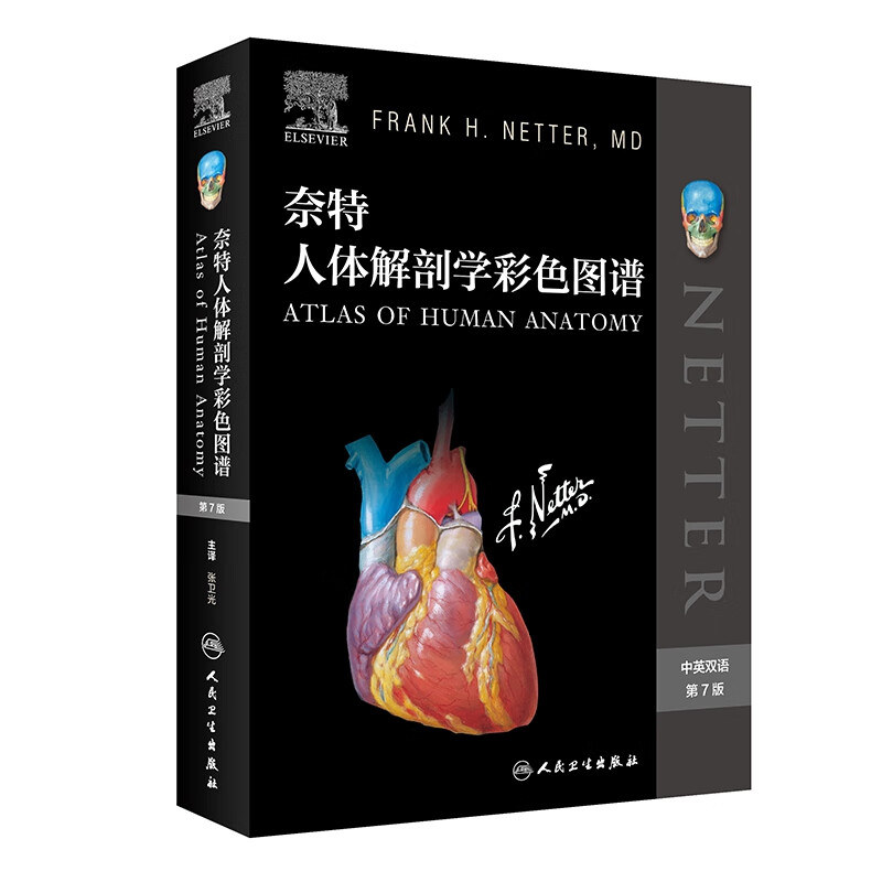 奈特人体解剖学彩色图谱（第7版/翻译版）