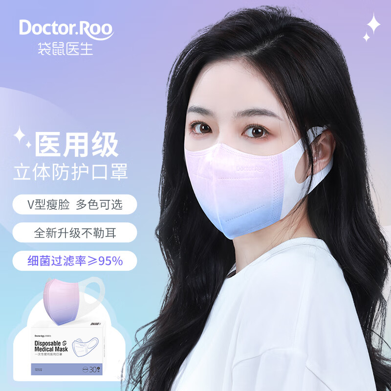 如何选择一款安全有效的口罩品牌,袋鼠医生的一次性医用口罩价格及趋势分析
