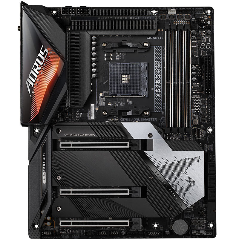 技嘉 超级雕 X570S AORUS MASTER 主板 支持 CPU 5950X/5900X/5800X（AMD X570/socket AM4)