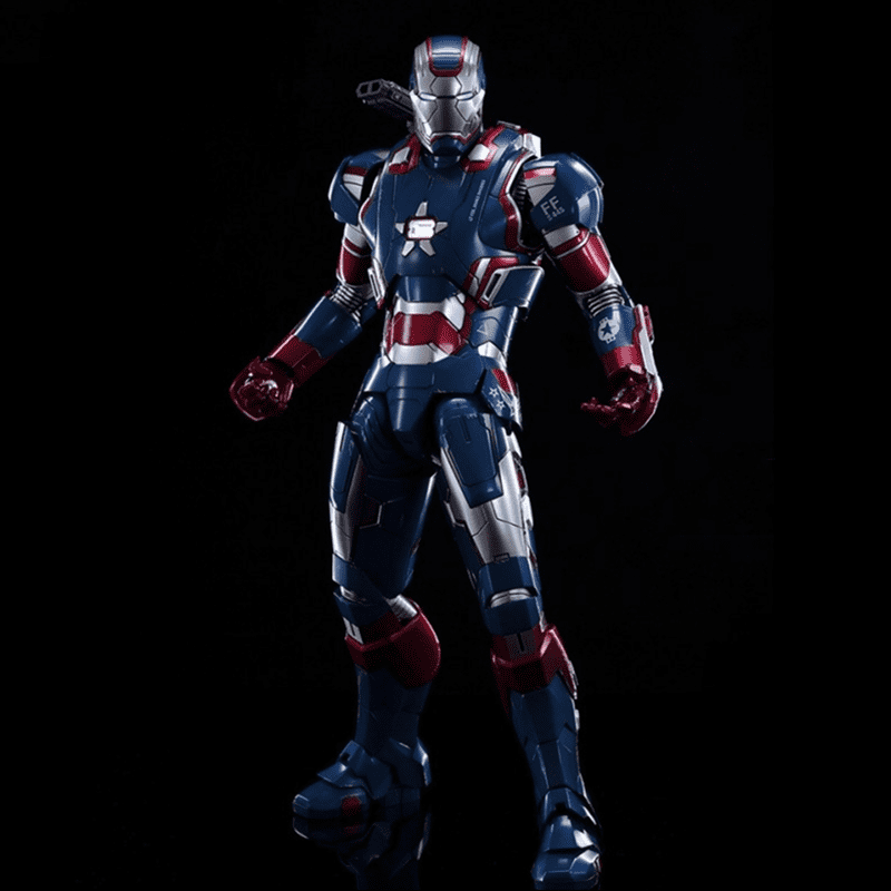 网米霆复联 hc 爱国者 钢铁侠 mms195 1/6 战争机器 发光 可动 盒装