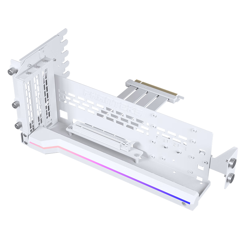 PHANTEKS 追风者 GPUKT 4.0白色可旋转显卡支架套件配PCIe 4.0显卡转接线220mm