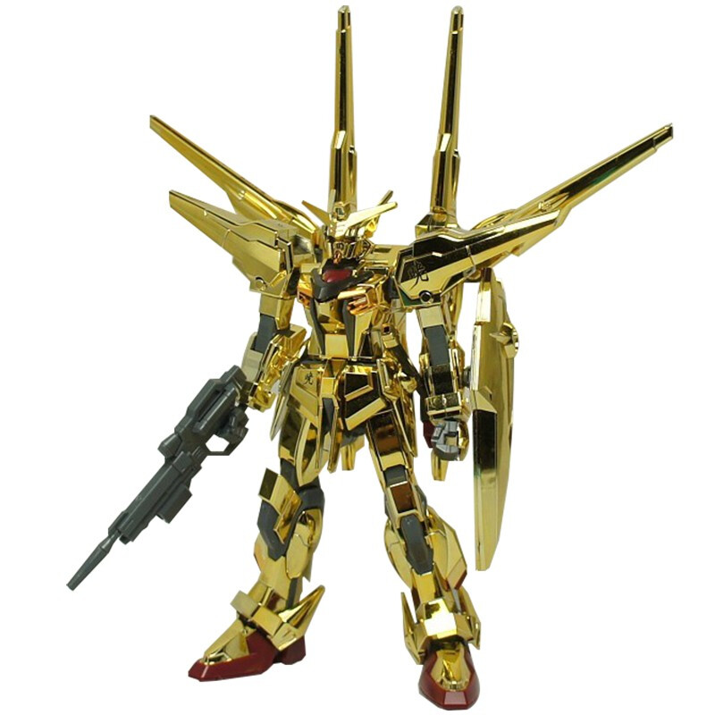 万代 高达模型玩具hg拼装模型组装套装敢达 hg1比144金色佛晓 不知火