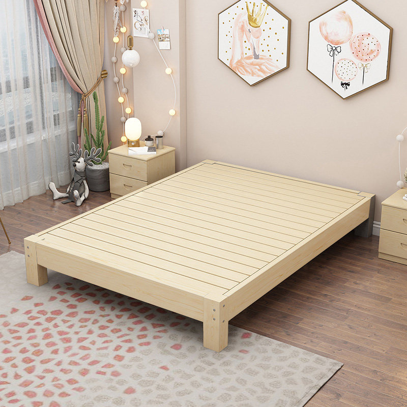 海象人实木床1.8米双人床单人床1.5无床头1.