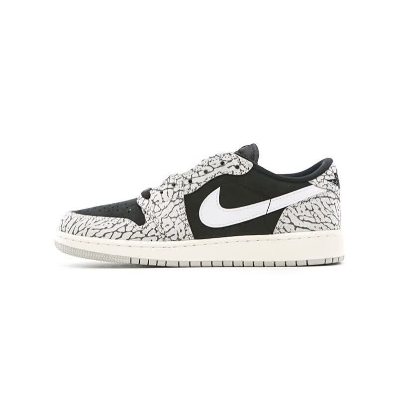 NIKE耐克 yykids AIR JORDAN 1 RETRO LOW OG BG爆裂纹大童复古低帮鞋 CZ0858-001 40属于什么档次？