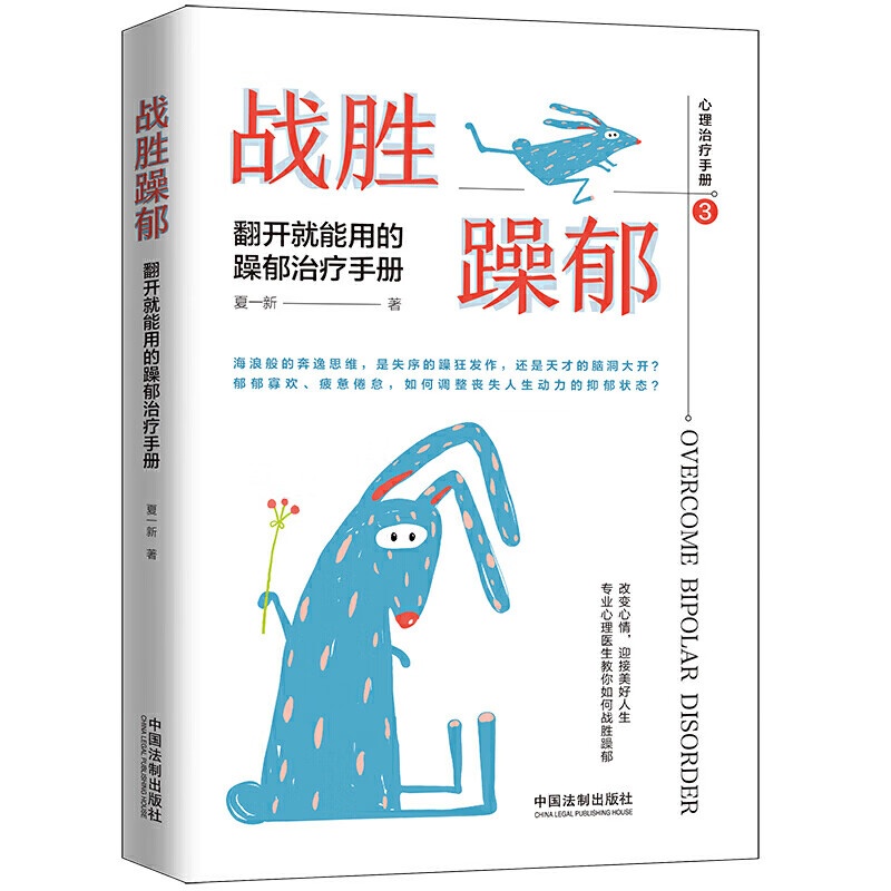 新书战胜躁郁翻开就能用的躁郁治疗手册躁郁症治疗方式缓解压力焦虑情绪失眠心灵疗愈书籍抑郁躁狂躁郁症的基