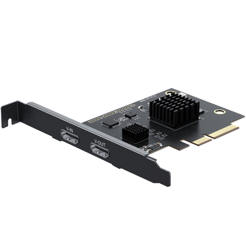 同三维4K超高清HDMI/SDI采集卡PCIE音视频图像录制 教育录播导播网络直播 视频会议 远程在线培训教学 T300HK 单路4K60HDMI采集卡带环出