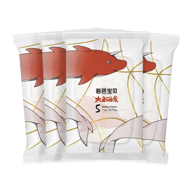 �̰ű�����������㺣�ĳɳ���Ӥ�� XL������������װ-4Ƭ