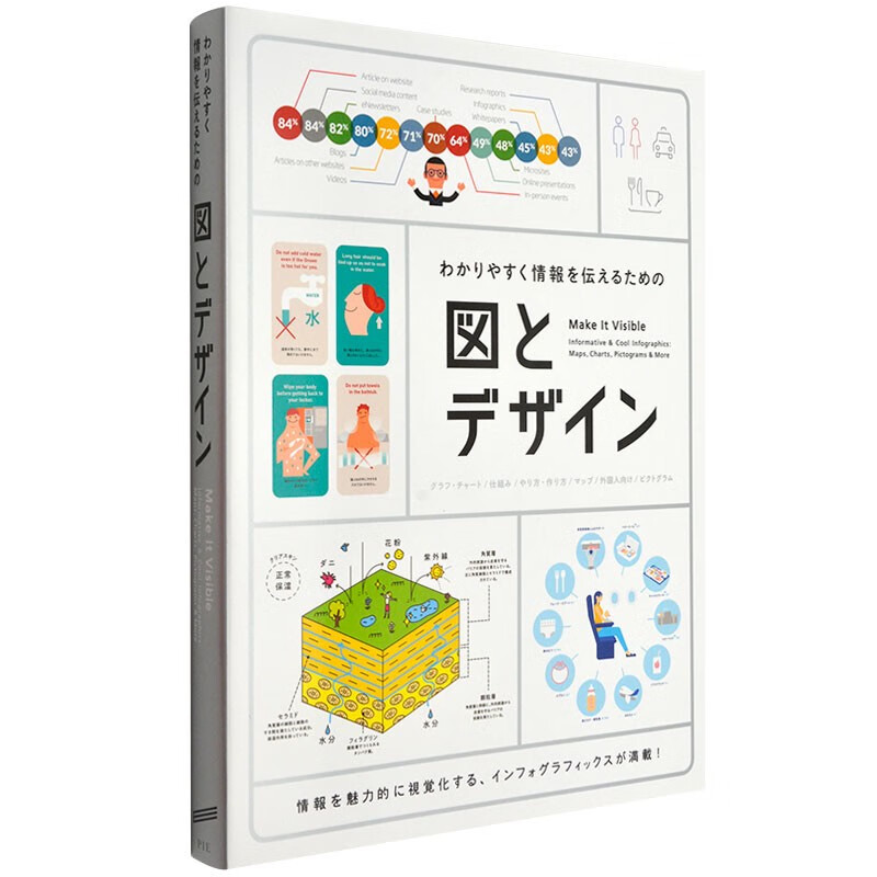简易传达的信息图表设计 日文原版平面设计书进口图书书籍