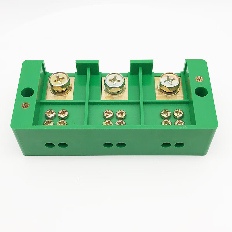 fj6三相三进六出接线端子380v 接线排3进6出分线接线盒电线分线器