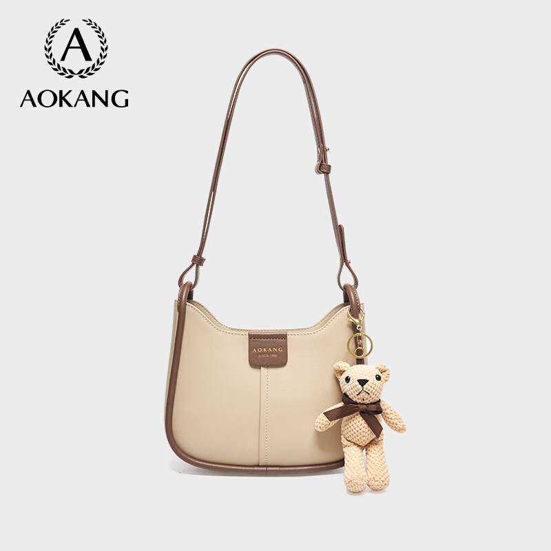 奥康(aokang)parfois奥康斜挎包大容量马鞍包2024新款女包包女款上班