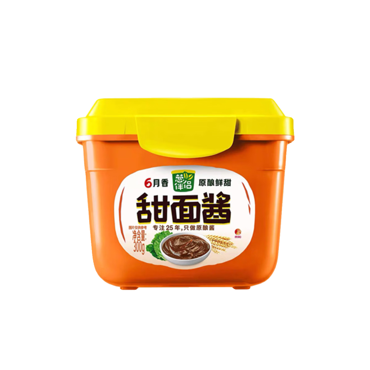 甜面酱,手抓饼蘸酱300g一罐 6月香葱伴侣甜面酱300g一罐