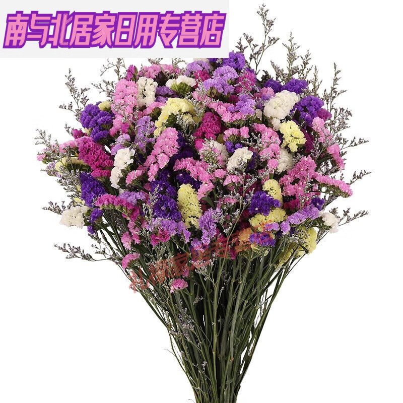 花束花花卉 家庭家居室内装饰品摆件客厅 满天星插花 6色加配草长款1