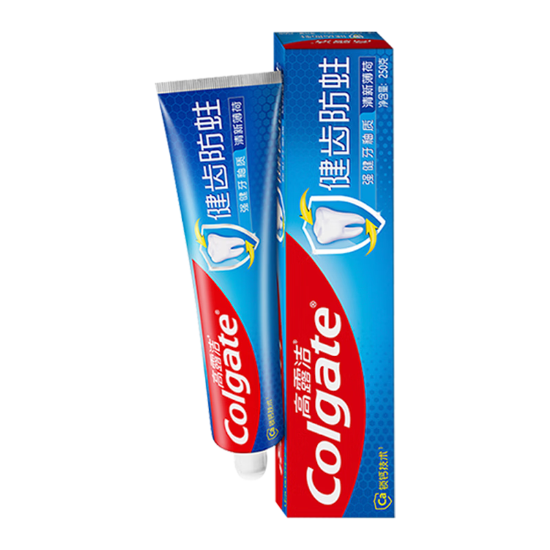 高露洁（Colgate） 全面防蛀清新薄荷味牙膏大容量250g 清新口气 新老包装随机发货