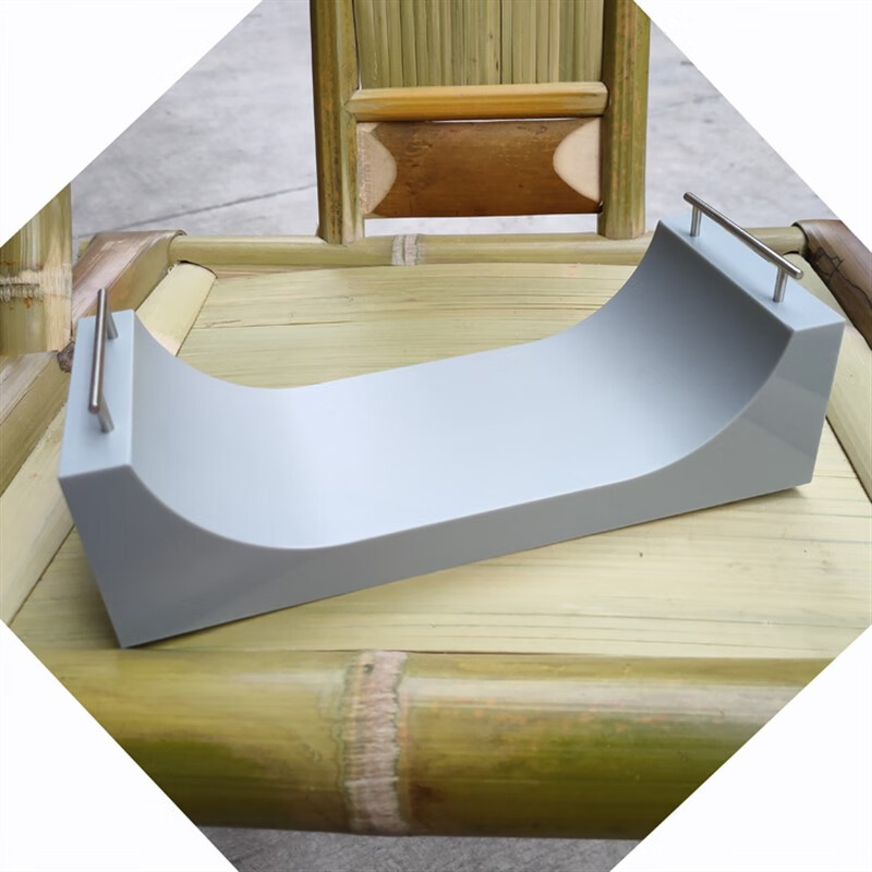 贺杨喻手指滑板场地 u型池带合金跳杆迷你指尖玩具青少年手指滑板场景