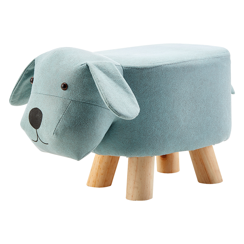 佳佰 实木小凳子家用动物换鞋凳卡通板凳客厅坐墩沙发坐凳