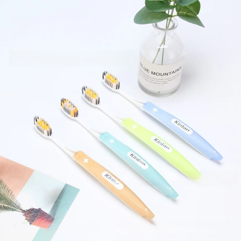 劲浪牙刷837超男人活力型双重深洁刷毛 进口螺旋刷毛软毛牙刷 2支