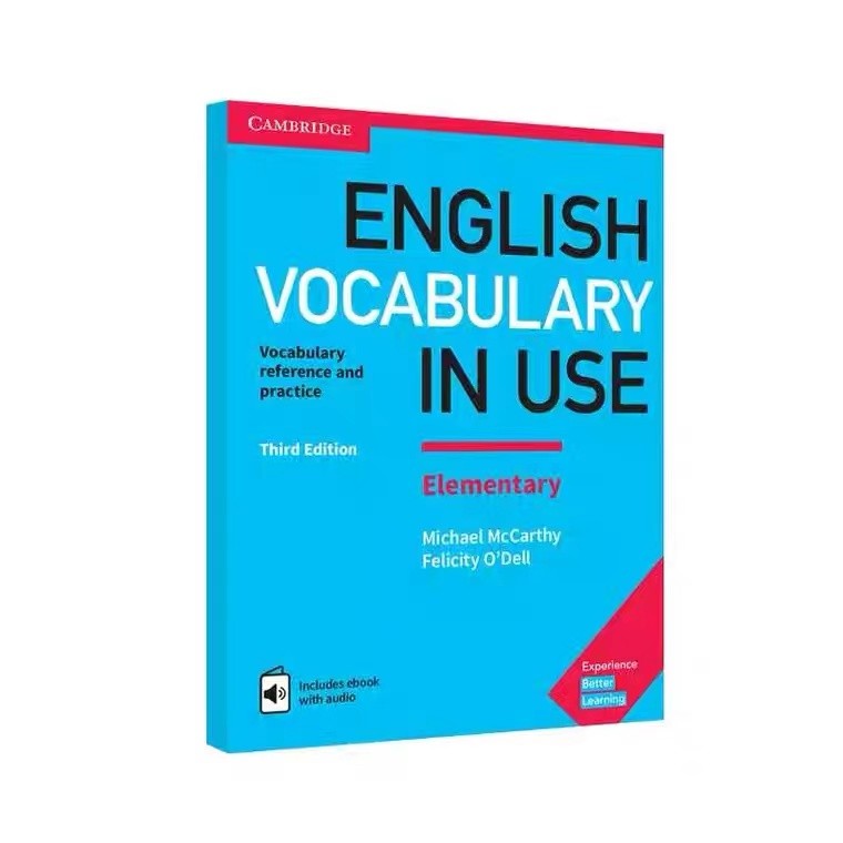 剑桥英语English Vocabulary in Use原版进口词汇学习工具书初中高级4本英文英式 剑桥 初级词汇书