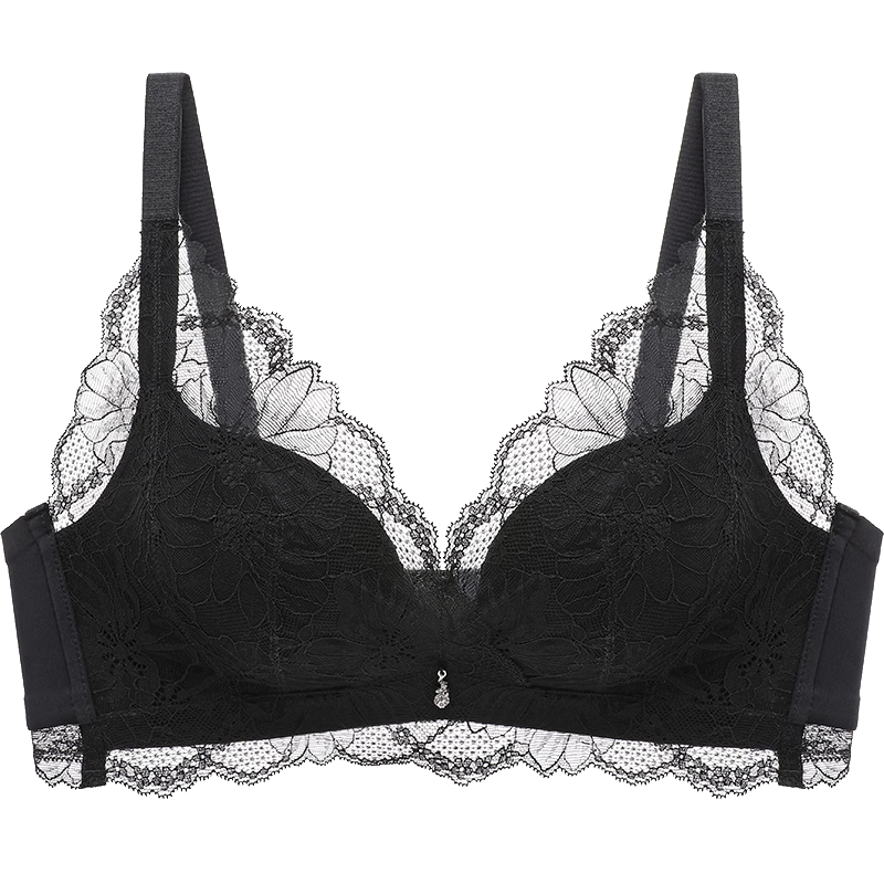 欧迪芬内衣女无钢圈文胸聚拢文胸蕾丝抗菌胸罩送女友礼物 XB1533/XB1521