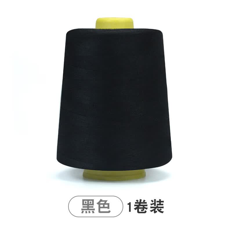 higi)缝纫线大卷8000码缝衣服线家用锁边线402涤纶宝塔线缝纫机针线白