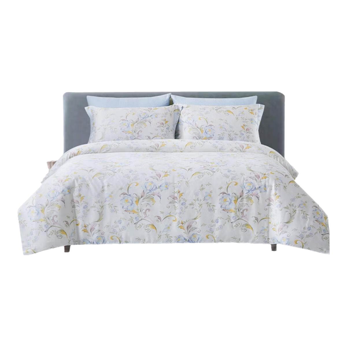 堂皇/TEVEL家紡奧地利蘭精天絲四件套輕奢高級床單被套夏季床品 晴天 1.2床單款三件套/150*200被芯