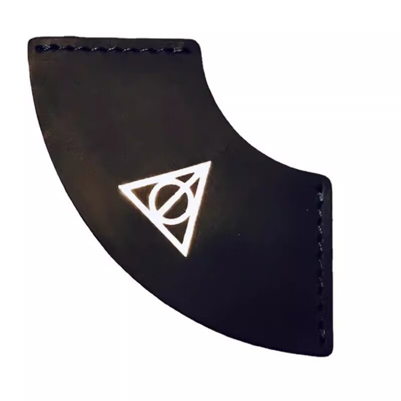 哈利波特周边书签生日礼物格兰芬多斯莱特林哈迷书页夹皮质礼品 金色飞贼