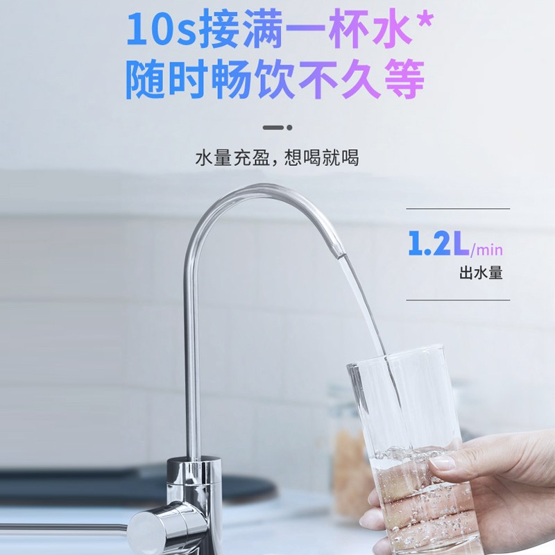 美的（Midea）华凌净水器机家用厨房直饮前置过超滤器机无罐 MU151-4