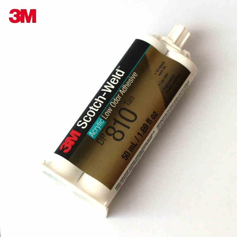 3M DP810胶水快速固化高抗冲击性强力金属玻璃亚克力木材陶瓷丙烯酸ab胶结构胶 50ml/1支