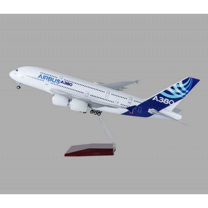 牧奈斯（MUNAISI）飞机模型带轮四川3U8633中国机长空客380南航仿真客机航模747国航 【带轮版】45cm原型机A380