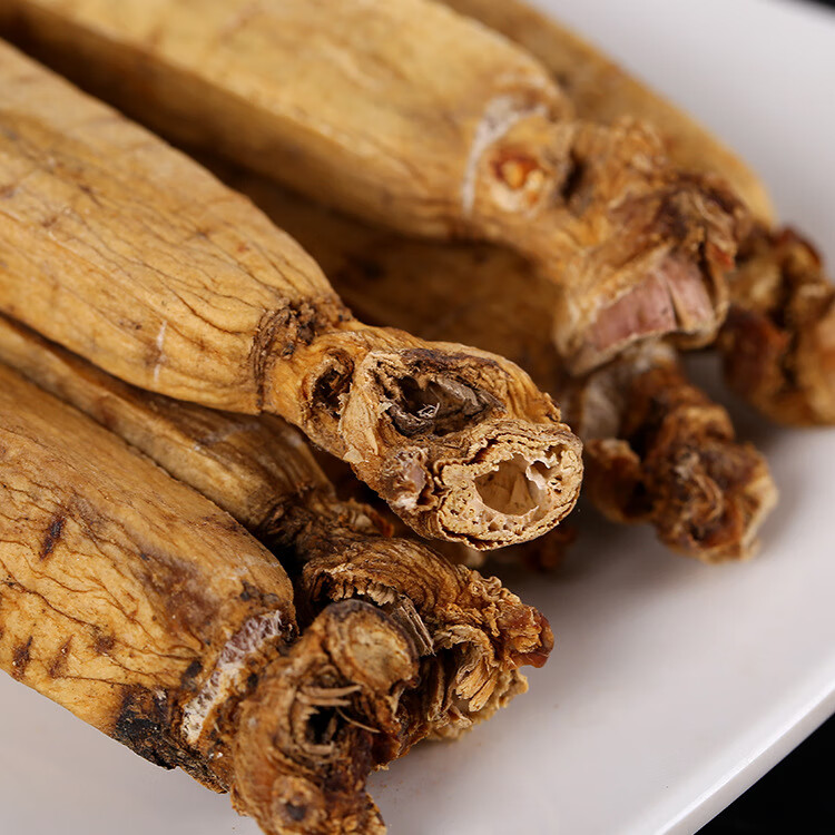 长白山 别直参高丽参 6-8年根老黄皮,黄马褂 人参 16支一斤