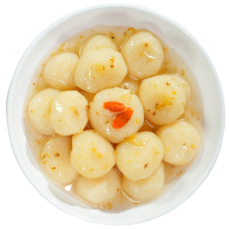 鲜有志桂花荸荠桂花马蹄罐头水果广式凉菜甜品甜点开袋即食糖水酒店