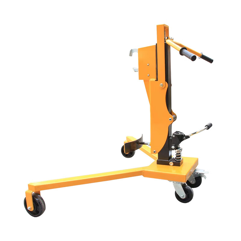 至力手动液压油桶搬运车350kg鹰嘴自动咬合铁塑两用油桶装卸车dt350c