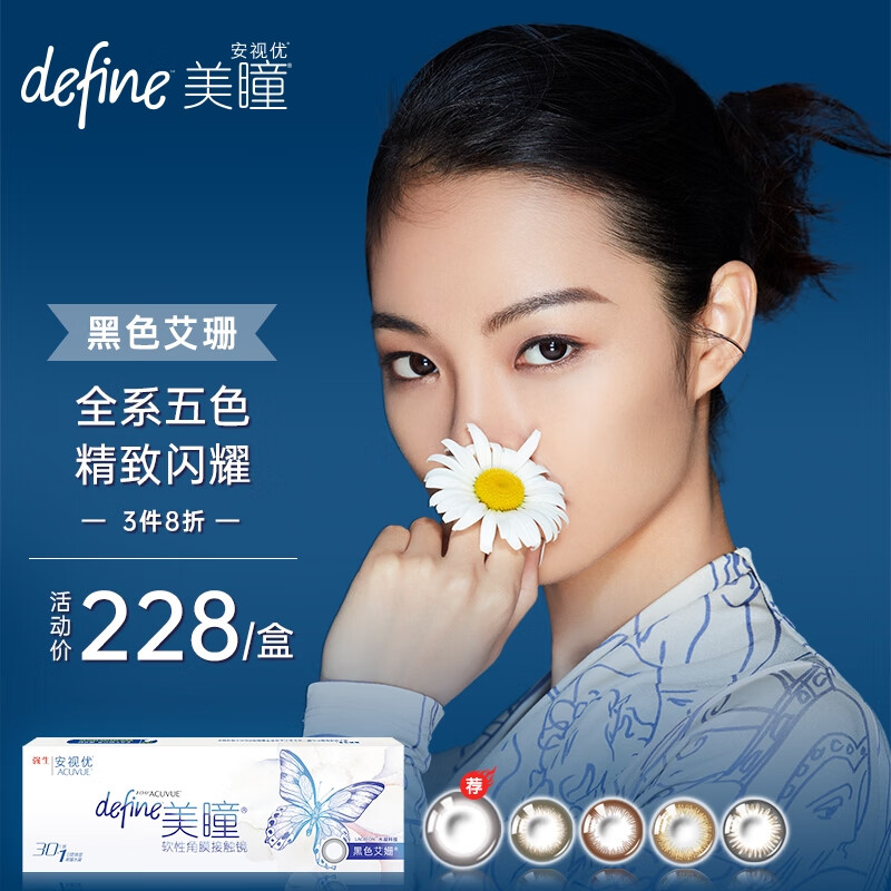 强生彩色隐形眼镜,价格历史和销量趋势揭秘