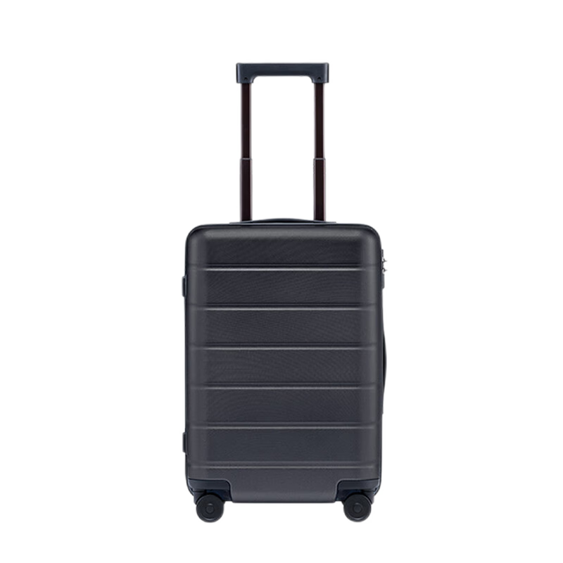 小米（MI）旅行箱系列 坚韧轻巧 PC材质 万向轮 坚固耐磨 顺滑拉杆 黑色 20英寸