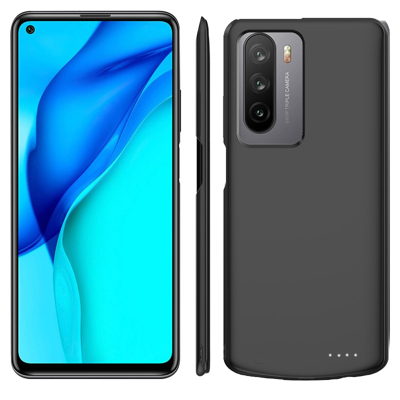 充电宝无线充电手机壳充电宝移动电源保护套大容量 麦芒9黑色*大容量