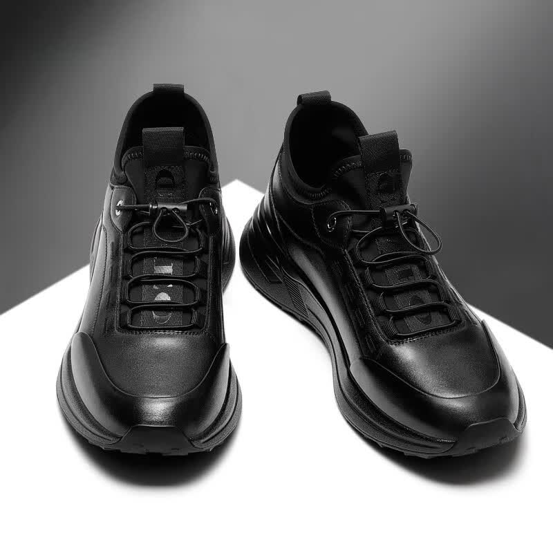 baopushen)奢侈高端品牌男鞋新款潮流百搭运动休闲鞋男厚底复古鞋子男