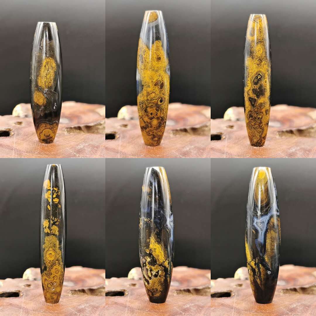 蒙天珠精品多款九眼石页岩手工佛珠天珠配饰饰品吊坠常更新sn8564 2号