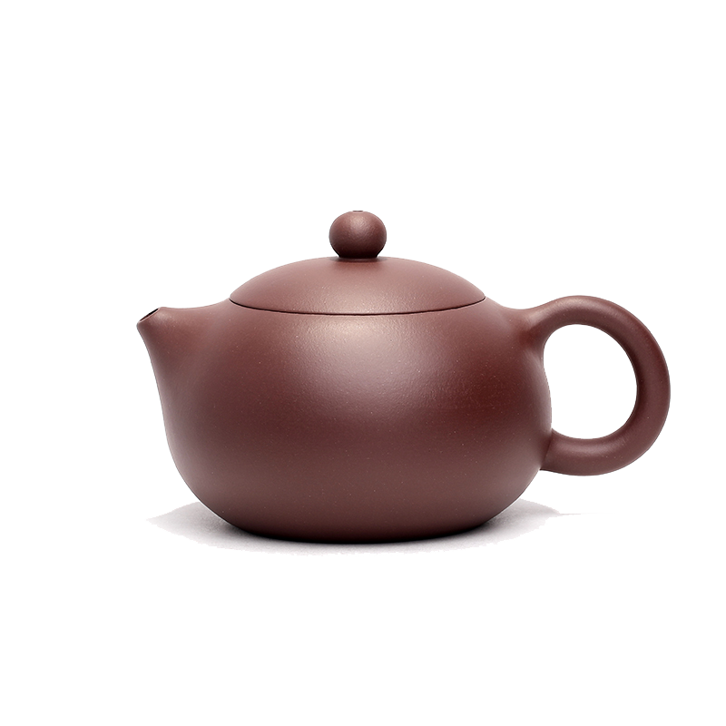 京东京造 宜兴紫砂壶 原矿紫泥 手工茶壶泡茶壶功夫茶具 紫泥西施壶 210ml
