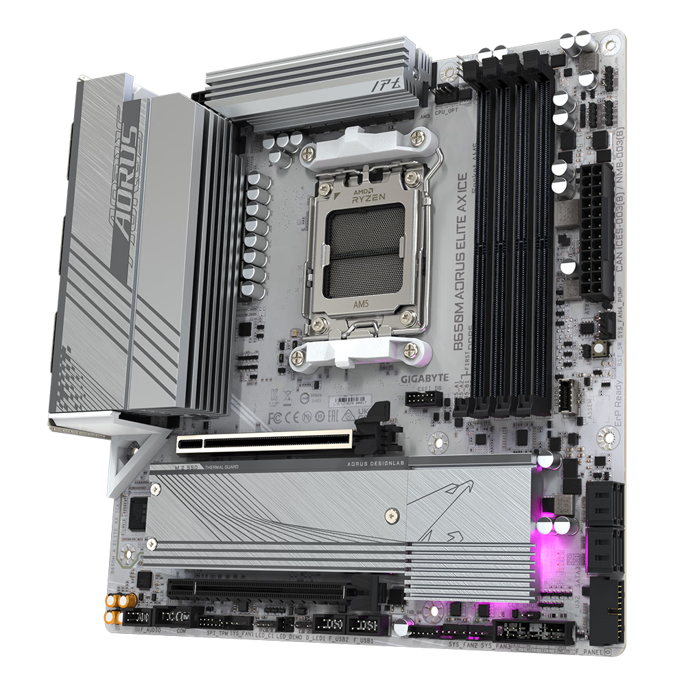 技嘉 B650M AORUS ELITE AX ICE WIFI 图 6