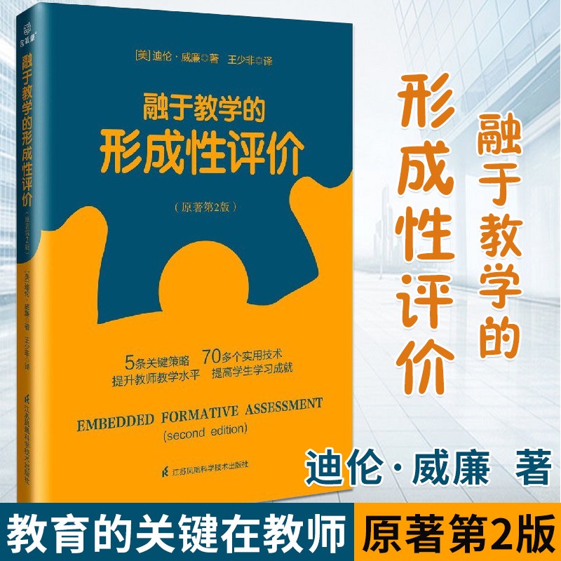 融于教学的形成性评价 迪伦·威廉（原著第2版）提升教师教学水平方法 教师用书教育理论书籍