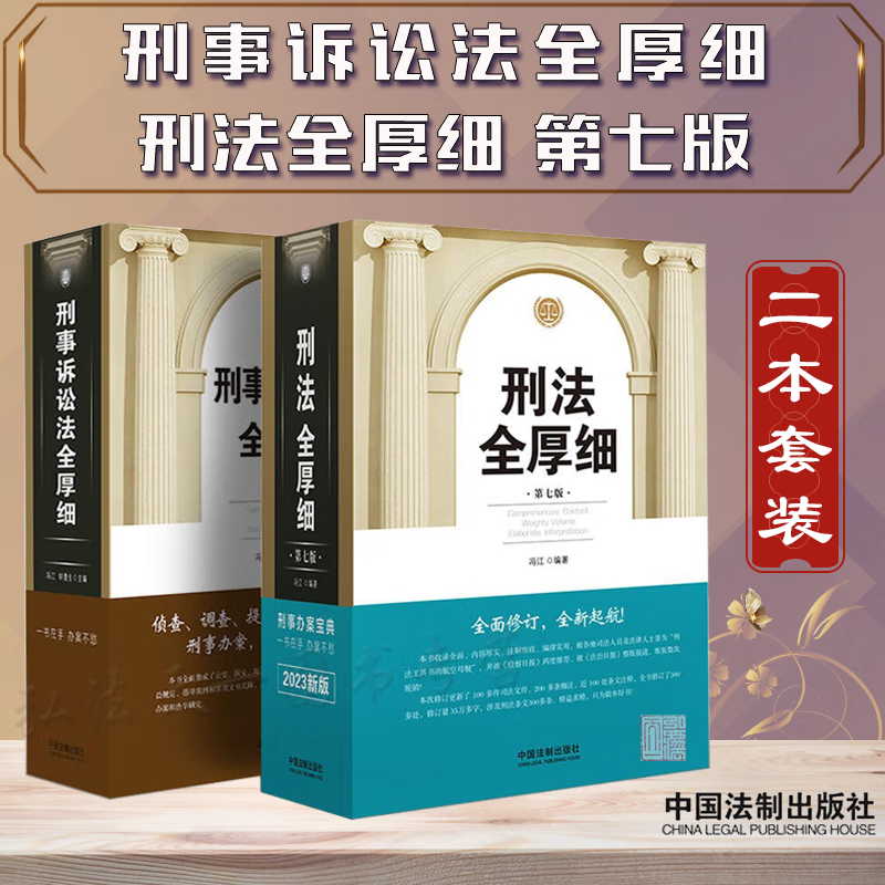 2023年新版刑法全厚细 第七版7版+刑