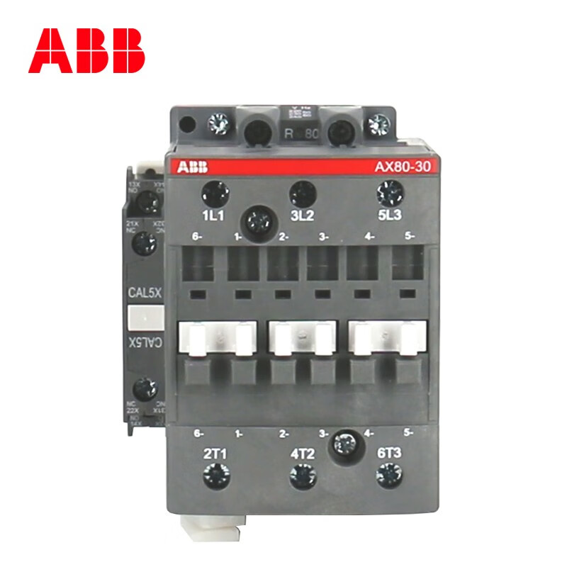 ABB AX系列接触器 AX80-30-11-80 220-230V50HZ/230-240V60HZ 80A 1NO+1NC 10139708,A