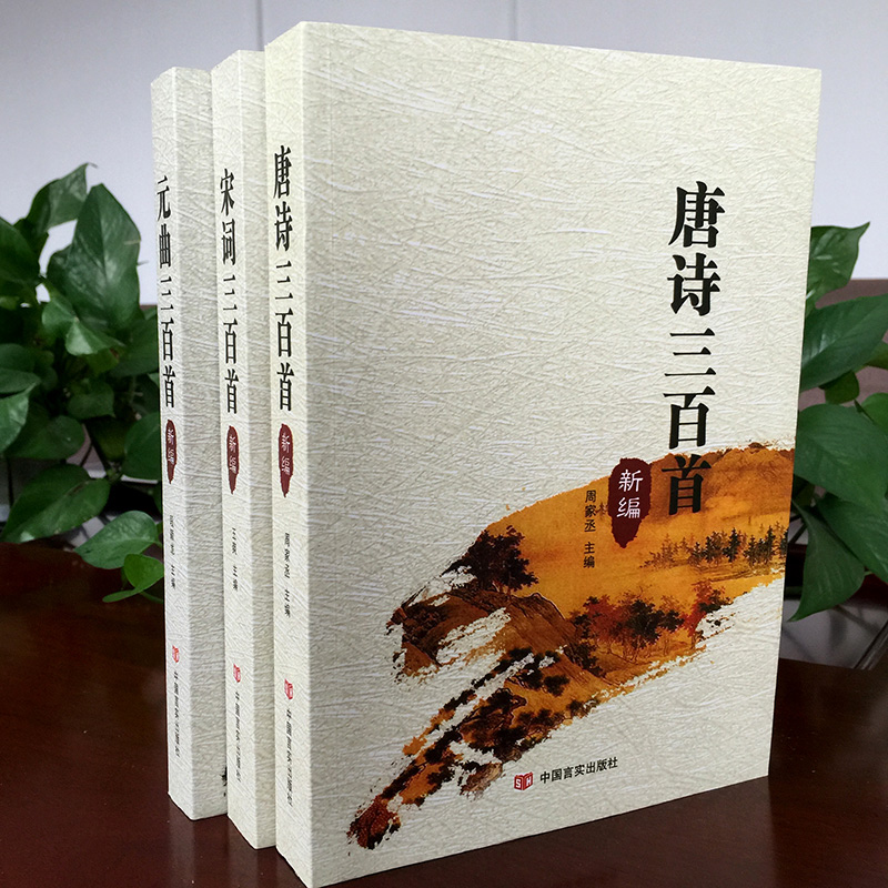 新编唐诗宋词三百首元曲三百首全集 带注释译文解析 中国古诗词鉴赏辞典大全 唐诗宋词元曲三本套装