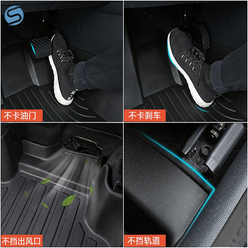 名爵5脚垫 适用名爵GS锐腾ZS锐行GT名爵HS/MG5名爵MG6新能源全TPE汽车脚垫 名爵锐腾GS【15-22款】