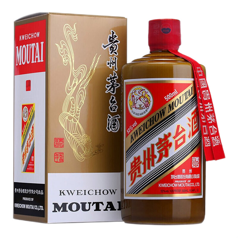 MOUTAI 茅台飞天茅台精品53%vol 酱香型白酒500ml 单瓶装【报价